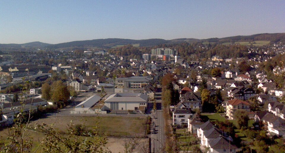 Wintergarten-Fachbetriebe in Attendorn: Stadtansicht