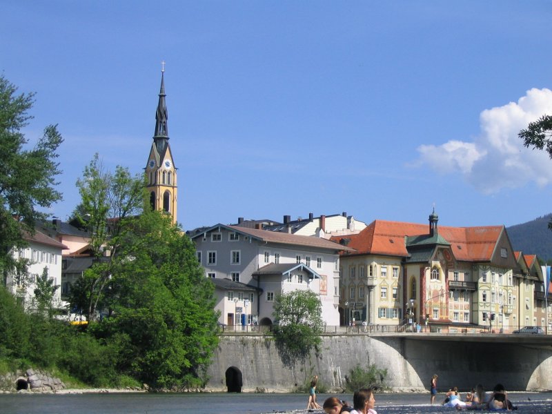 Wintergarten-Fachbetriebe in Bad Tölz: Stadtansicht