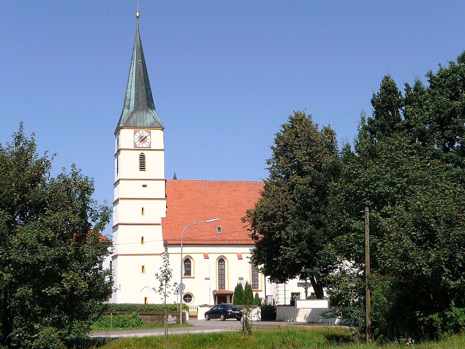 Wintergarten-Fachbetriebe in Bodenkirchen: Pfarrkirche – Foto: Konrad Lackerbeck Wintergarten-Fachbetriebe in Bodenkirchen: Pfarrkirche