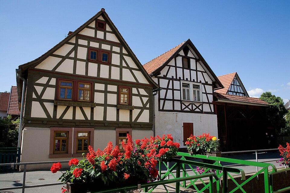 Wintergarten-Fachbetriebe in Brensbach: Fachwerkhaeuser in der Bachgasse – Foto: Reiner Müller, 64395 Brensbach, Germany Wintergarten-Fachbetriebe in Brensbach: Fachwerkhaeuser in der Bachgasse