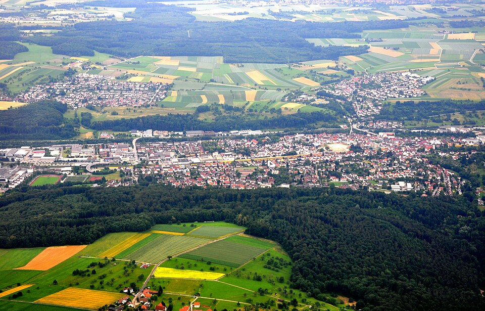 Wintergarten-Fachbetriebe in Ebersbach an der Fils: Luftbild