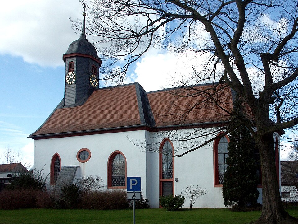 Wintergarten-Fachbetriebe in Erzhausen: Ev Kirche – Foto: Exilsaarländer Wintergarten-Fachbetriebe in Erzhausen: Ev Kirche