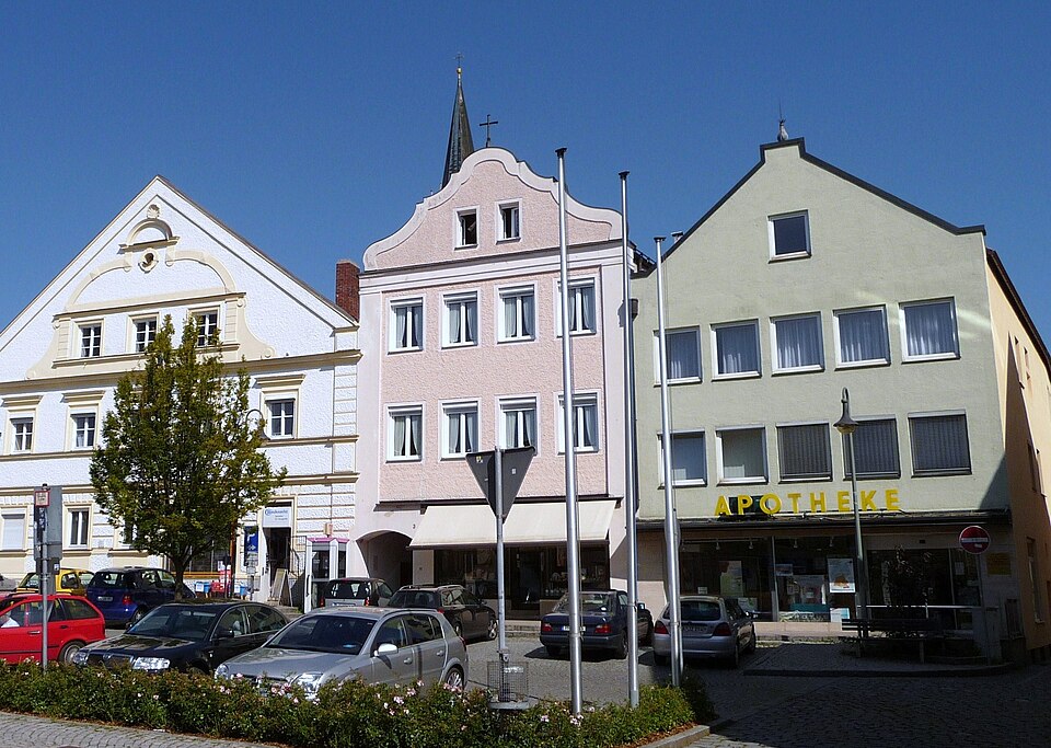 Wintergarten-Fachbetriebe in Geisenhausen: Stadtansicht – Foto: Konrad Lackerbeck Wintergarten-Fachbetriebe in Geisenhausen: Stadtansicht
