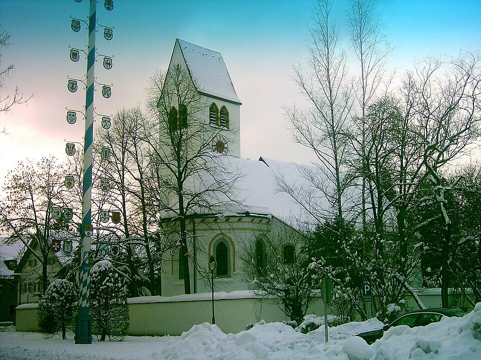Wintergarten-Fachbetriebe in Gräfelfing: Alte Stephanuskirche – Foto: Wikimedia-Autor Wintergarten-Fachbetriebe in Gräfelfing: Alte Stephanuskirche