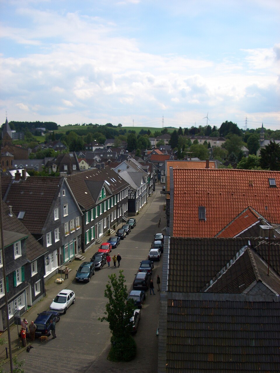 Wintergarten-Fachbetriebe in Hückeswagen: Stadtansicht – Foto: Wikimedia-Autor Wintergarten-Fachbetriebe in Hückeswagen: Stadtansicht