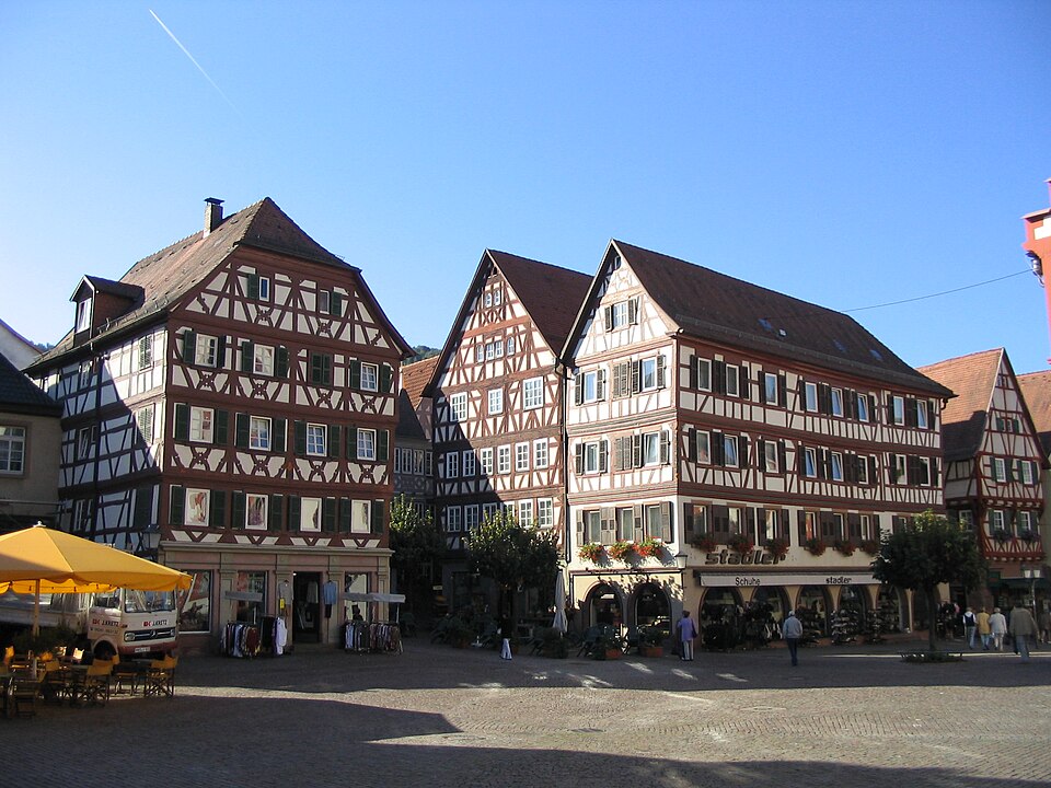 Wintergarten-Fachbetriebe in Mosbach: Marktplatz – Foto: AlterVista Wintergarten-Fachbetriebe in Mosbach: Marktplatz