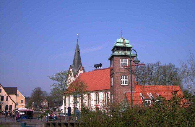 Wintergarten-Fachbetriebe in Osterholz-Scharmbeck: Stadtansicht – Foto: CWitte at German Wikipedia Wintergarten-Fachbetriebe in Osterholz-Scharmbeck: Stadtansicht