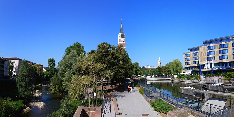 Wintergarten-Fachbetriebe in Pforzheim: Panorama Nagold, Stadtkirche – Foto: Paralacre Wintergarten-Fachbetriebe in Pforzheim: Panorama Nagold, Stadtkirche