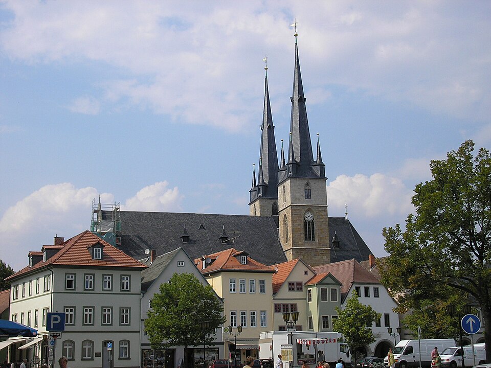 Wintergarten-Fachbetriebe in Saalfeld: Stadtkirche – Foto: Michael Sander Wintergarten-Fachbetriebe in Saalfeld: Stadtkirche