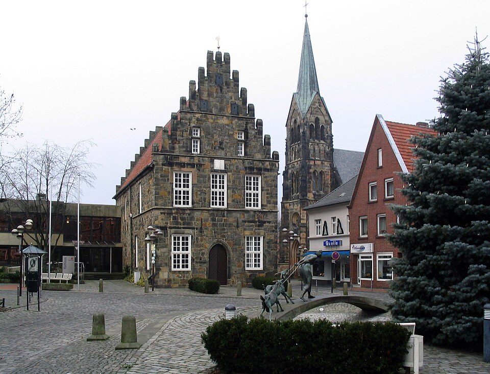 Wintergarten-Fachbetriebe in Schüttorf: Stadtansicht – Foto: Christian Hummert --- Benutzer:Ixitixel Wintergarten-Fachbetriebe in Schüttorf: Stadtansicht