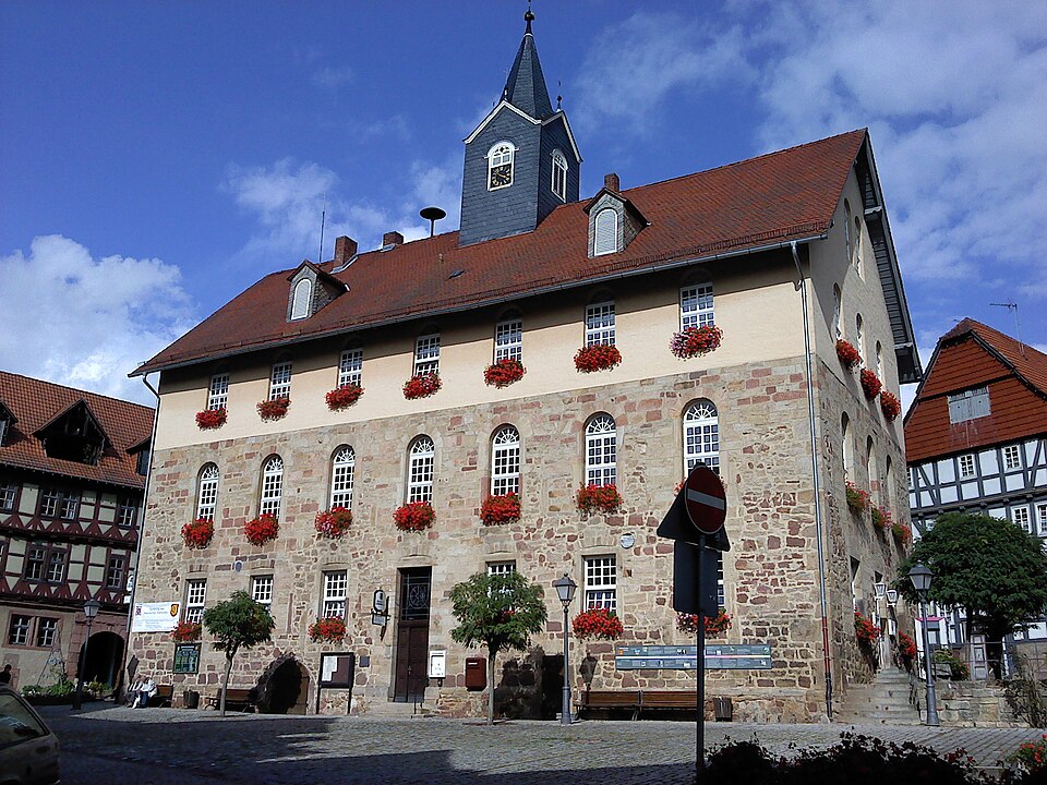 Wintergarten-Fachbetriebe in Spangenberg: Rathaus – Foto: Ingridchen Wintergarten-Fachbetriebe in Spangenberg: Rathaus