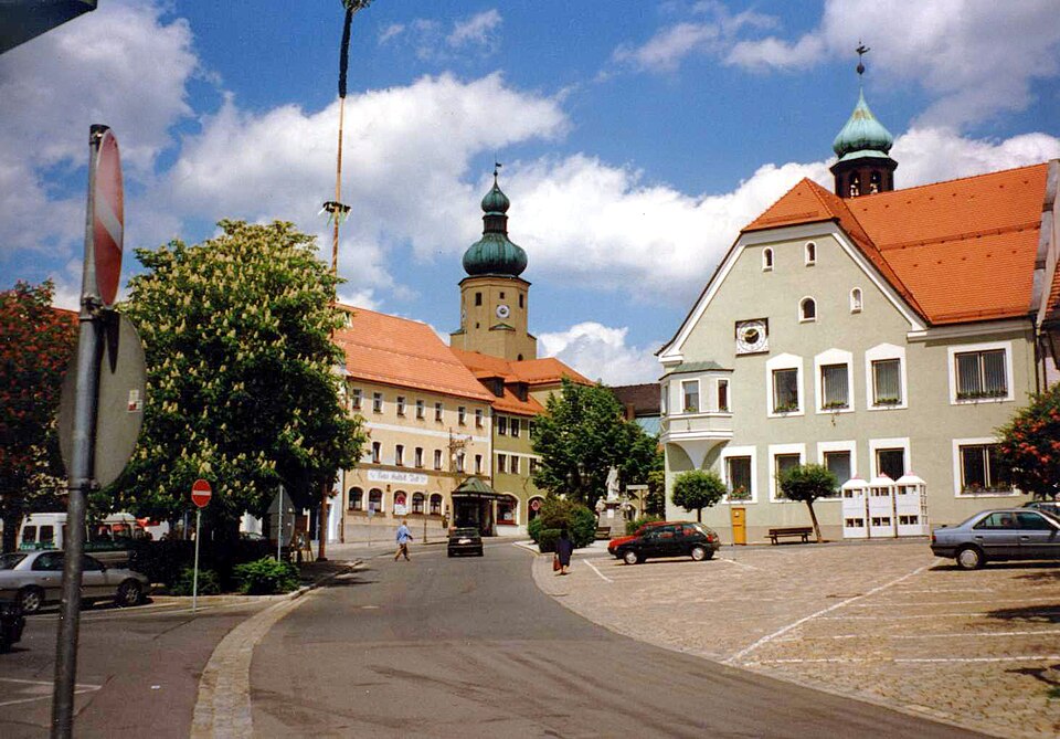 Wintergarten-Fachbetriebe in Waldmünchen: Marktplatz – Foto: Dknopf68 Wintergarten-Fachbetriebe in Waldmünchen: Marktplatz