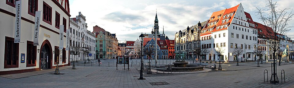 Wintergarten-Fachbetriebe in Zwickau: Hauptmarkt Panorama – Foto: André Karwath aka Aka Wintergarten-Fachbetriebe in Zwickau: Hauptmarkt Panorama